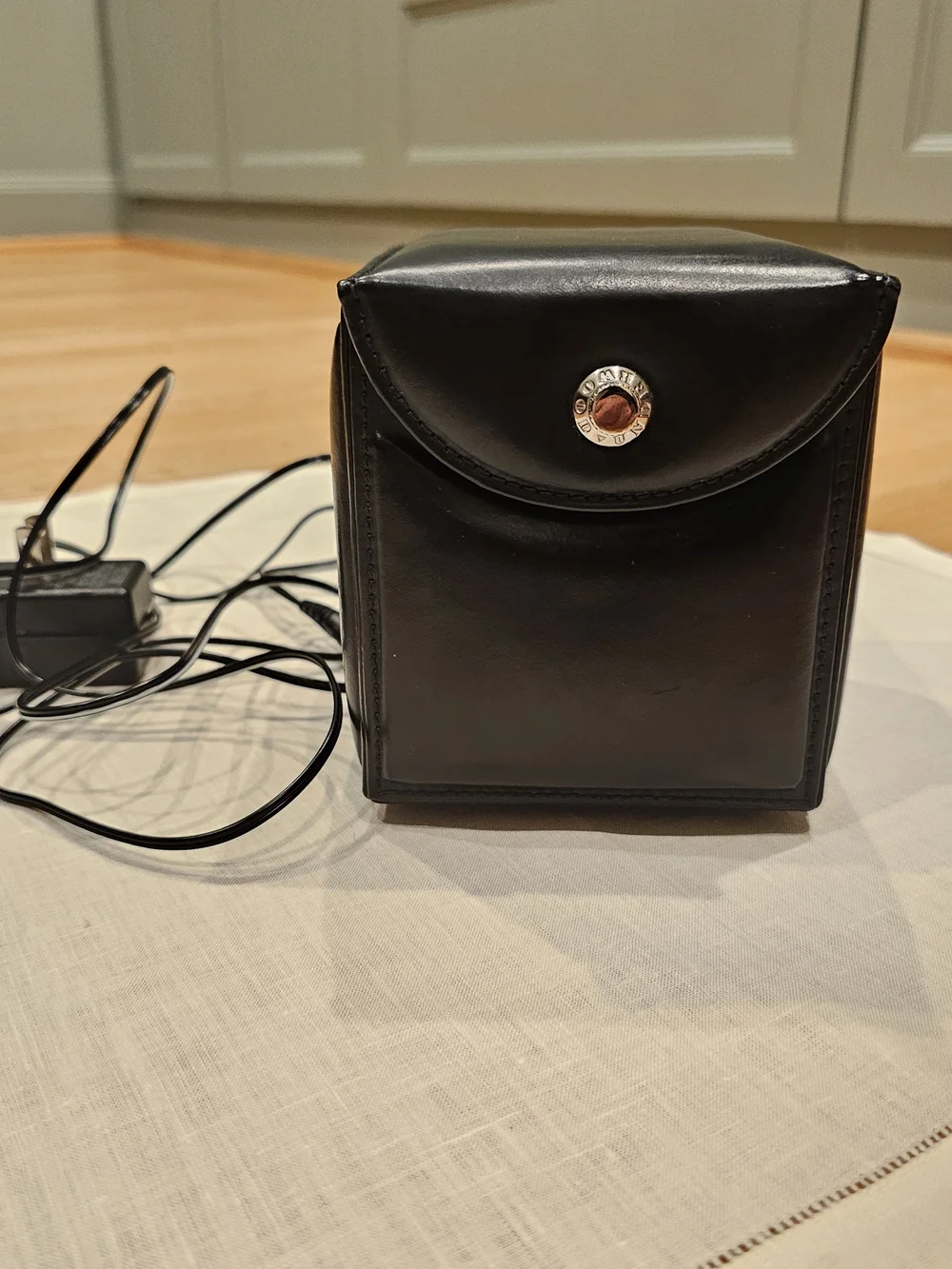 Underwood London Acorn Single Watch Winder Leather Case